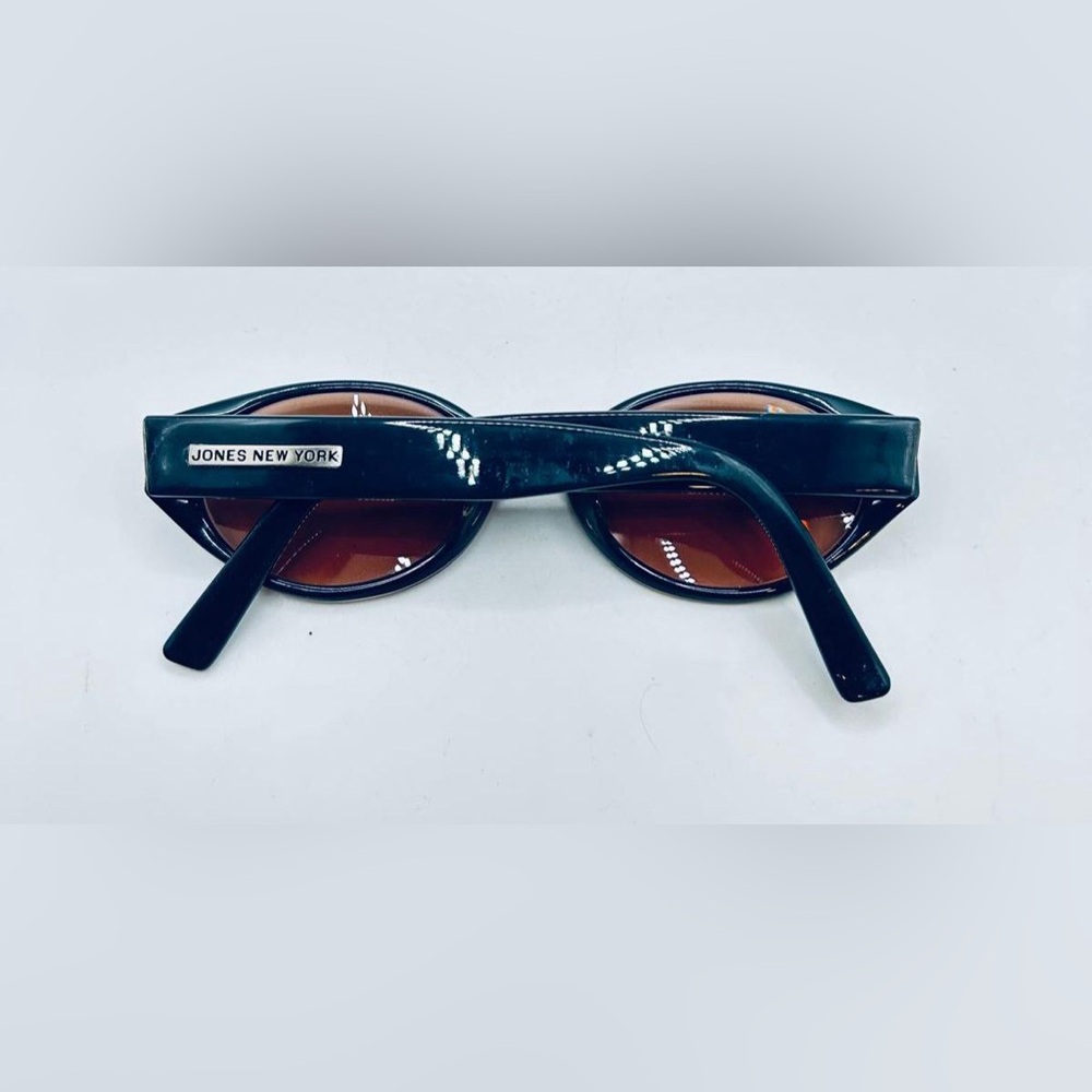 Vintage Jones New York JNS208 Blue Gray Oval Sunglasses Frames Only - Picture 4 of 8